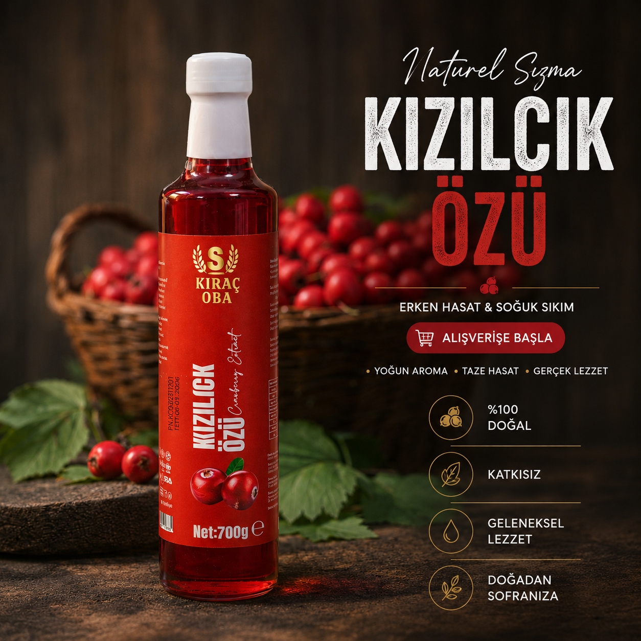 Kıraç Oba doğal lezzetler slider