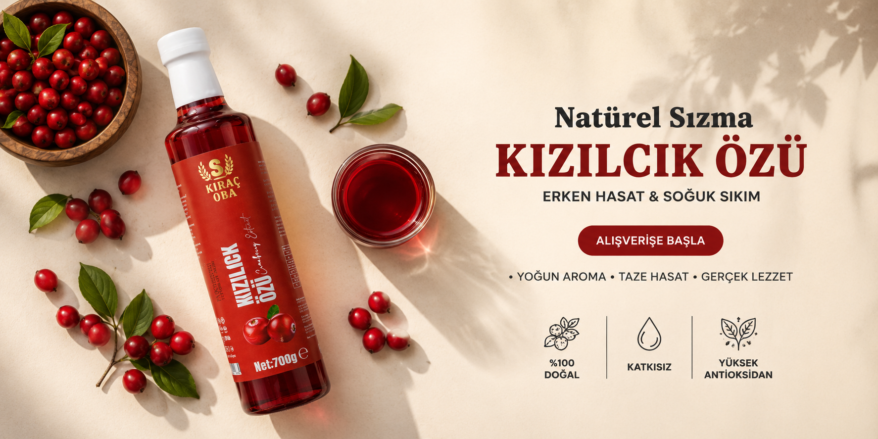 Kıraç Oba doğal lezzetler slider