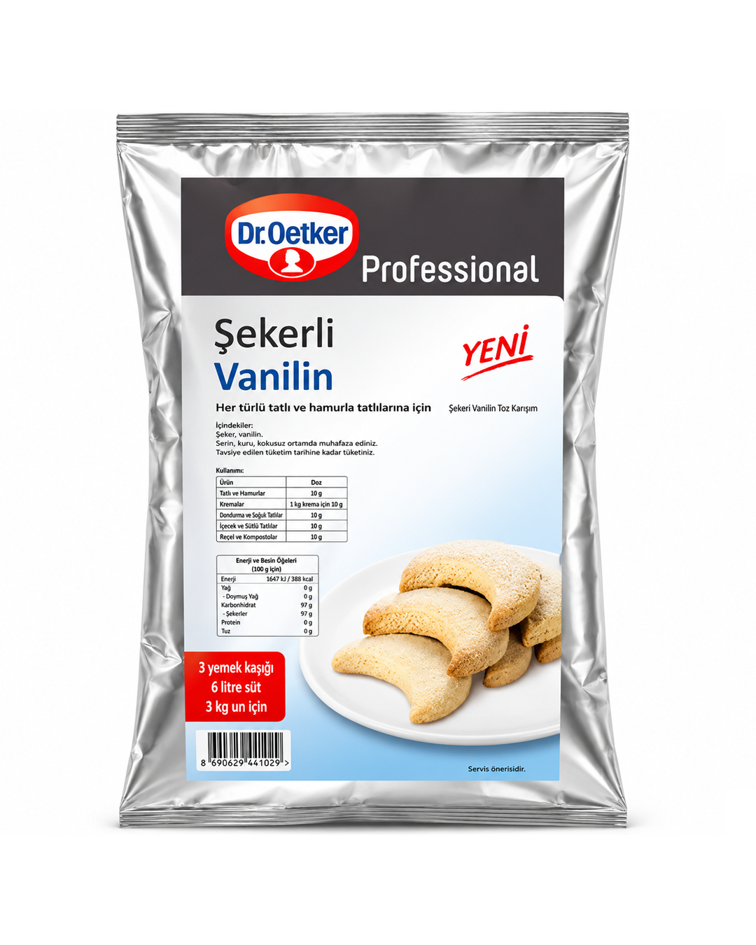 Dr. Oetker Şekerli Vanilin 1000 GR